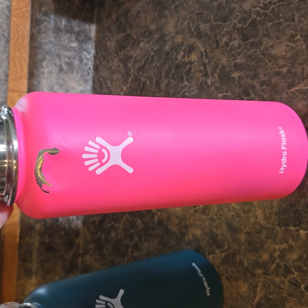 Hydro Flask Pink Water Bottle